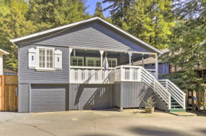 Cozy Guerneville Cabin with Wraparound Deck!